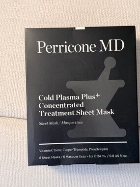 Perricone MD Black Cold Plasma Plus+ Concentrated Sheet Mask - 6 Masks